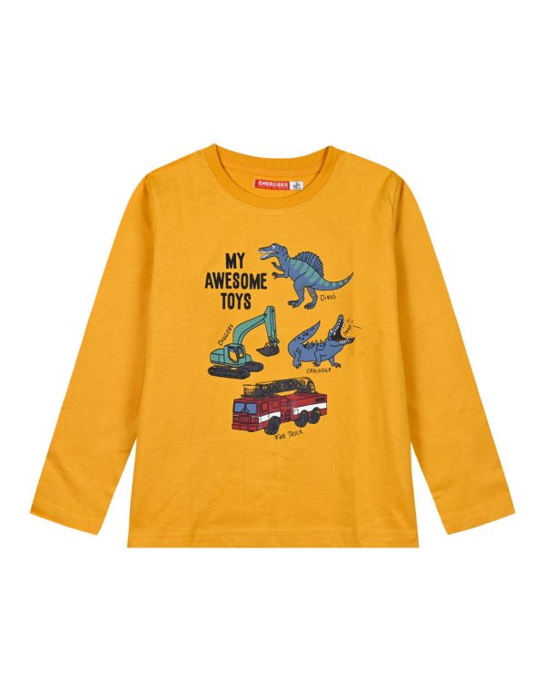 Boys΄ Mako Print Cotton T-Shirt