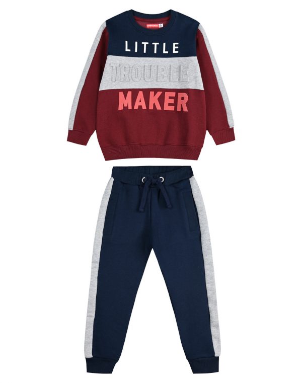 3-D Lined Sweatshirt print for Boy.