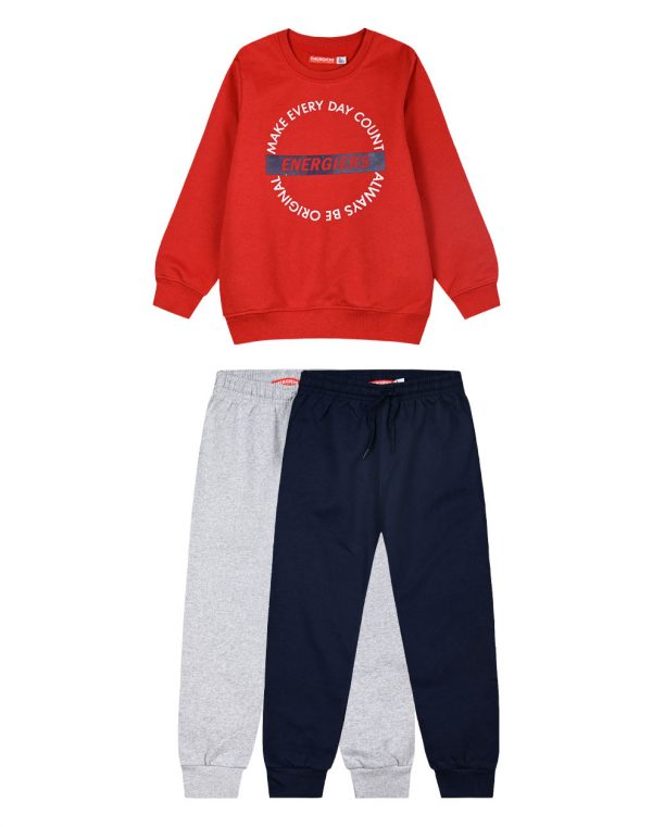 3-piece set of printed sweatshirts for Boys