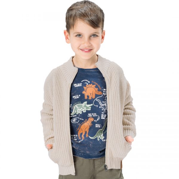 Knit cardigan for boys