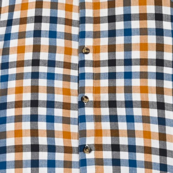 Checkered button up shirt for boys