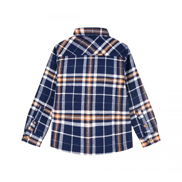 Checkered button up shirt for boys