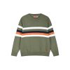 Stripped knit pullover for boys