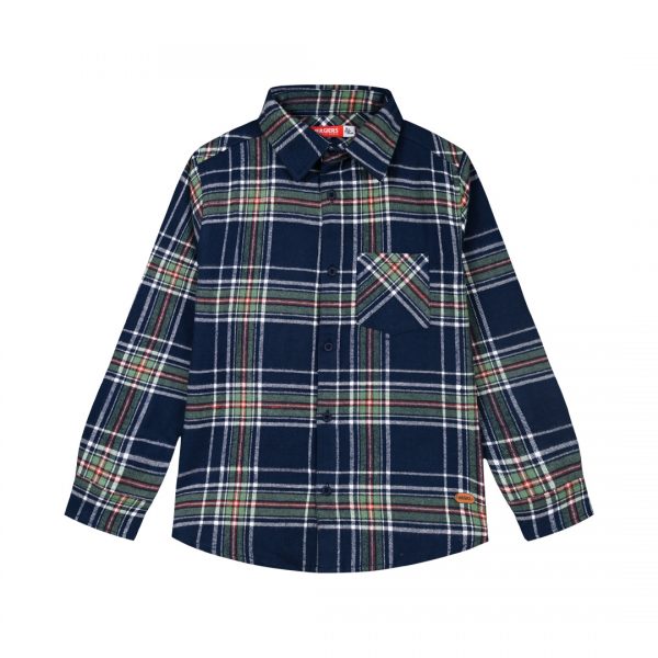 Checkered button up shirt for boys