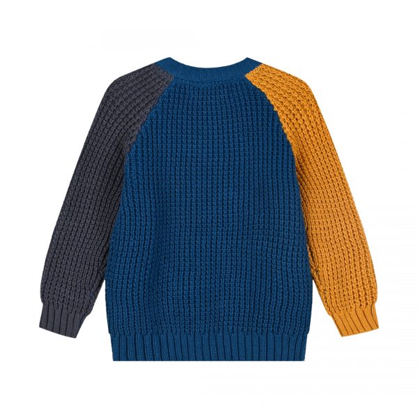 Colour block sweater for boys