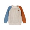 Colour block sweater for boys