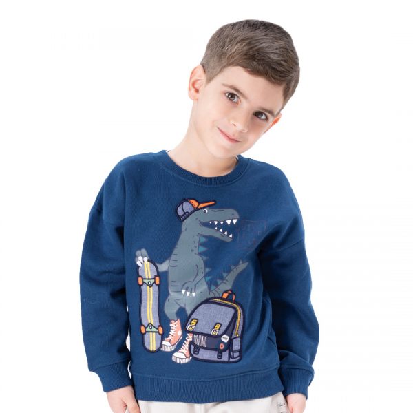 Fleece sweatshirt for boys