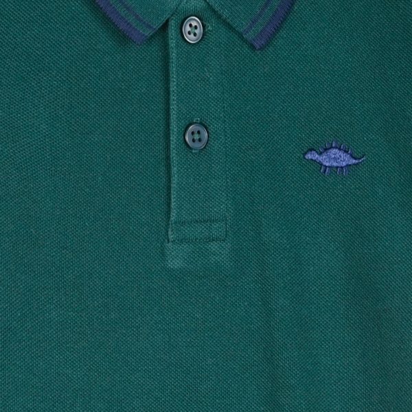 Long sleeve polo for boys