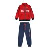 Fleece tracksuit with jacket for boys