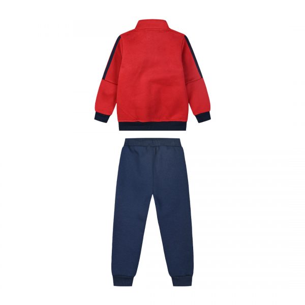 Fleece tracksuit with jacket for boys