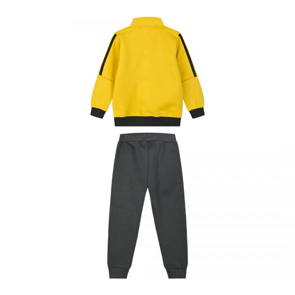 Fleece tracksuit with jacket for boys