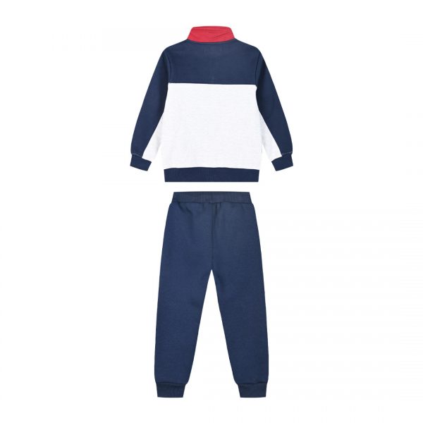 Fleece tracksuit with jacket for boys