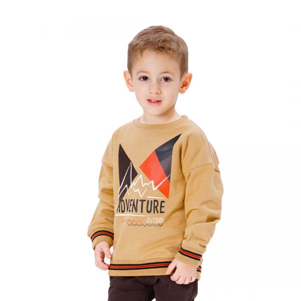 Fleece sweatshirt for boys