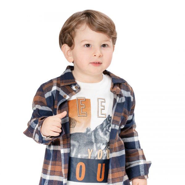 Long sleeve jersey shirt for boys