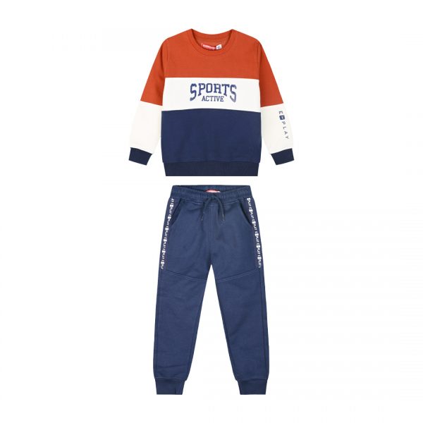 Fleece tracksuit set for boys