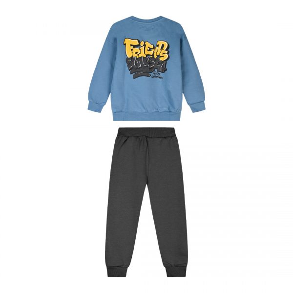 Fleece tracksuit set for boys