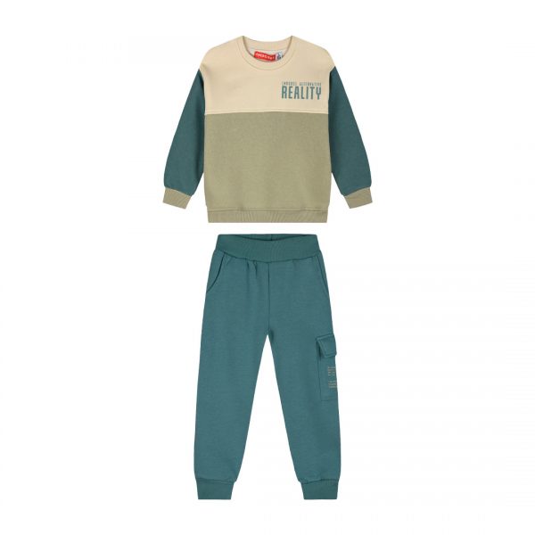 Fleece tracksuit set for boys