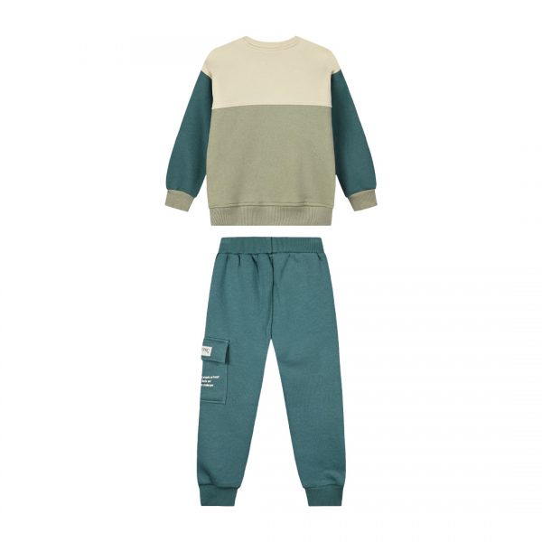 Fleece tracksuit set for boys