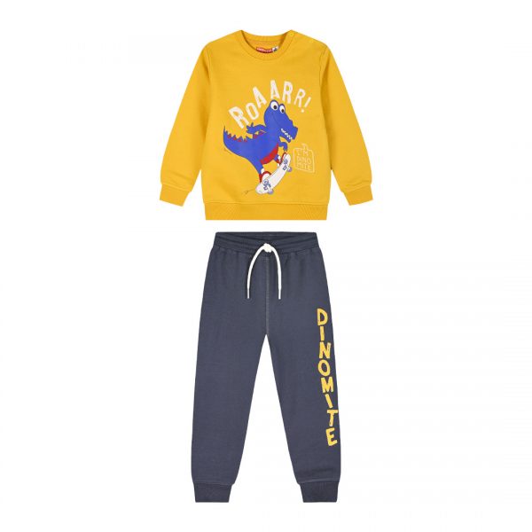 Fleece tracksuit set for boys