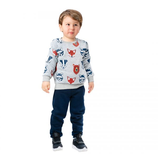 Fleece tracksuit set for boys