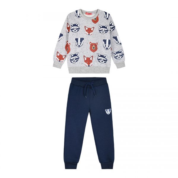 Fleece tracksuit set for boys