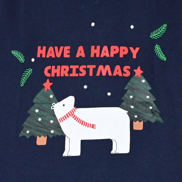 Shirt with Christmas print for boys