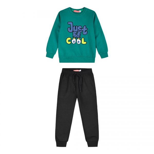 Fleece tracksuit set for boys