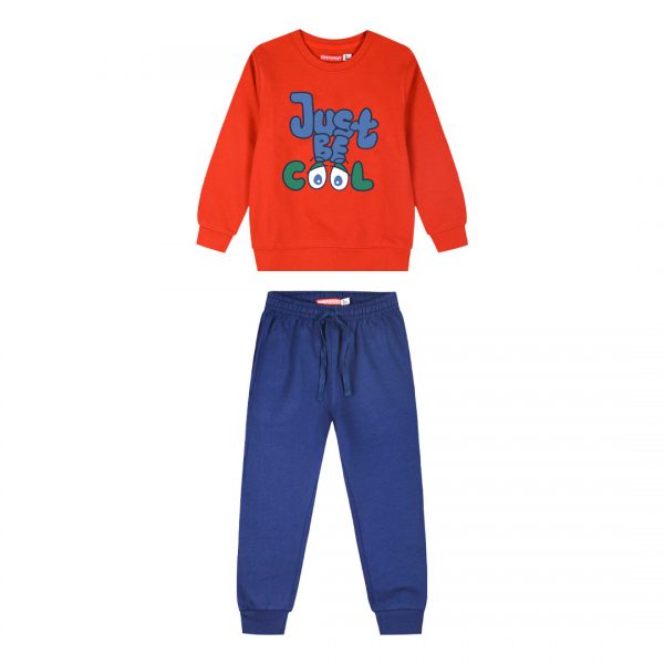 Fleece tracksuit set for boys