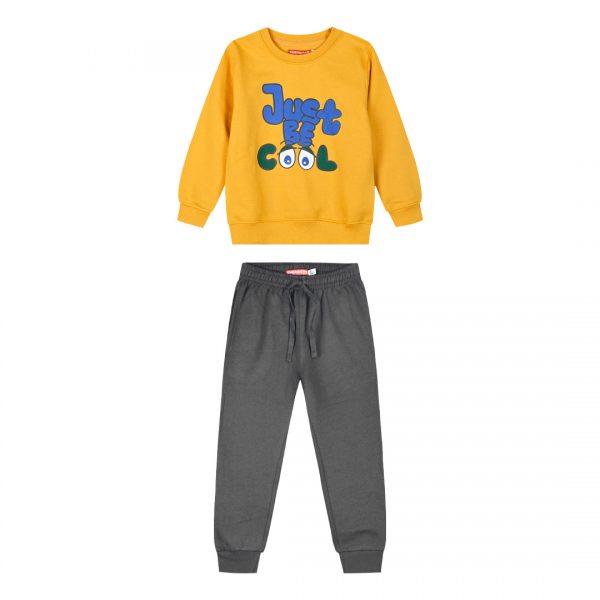 Fleece tracksuit set for boys