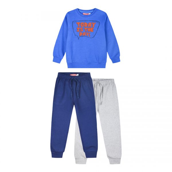 Fleece tracksuit set for boys