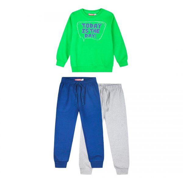 Fleece tracksuit set for boys