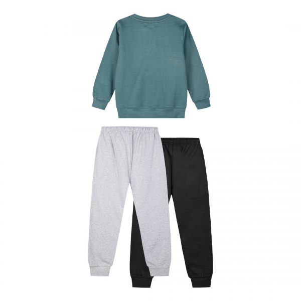 Fleece tracksuit set for boys