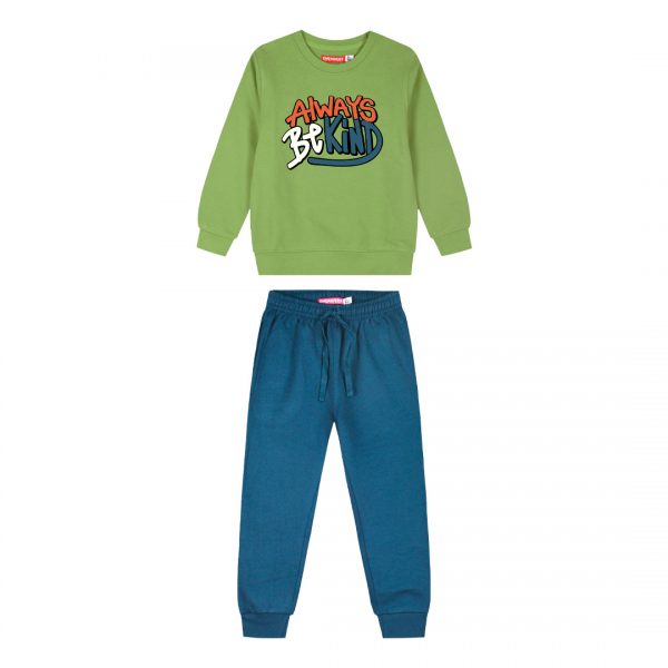 Fleece tracksuit set for boys