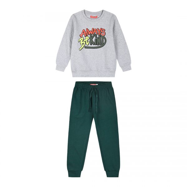 Fleece tracksuit set for boys