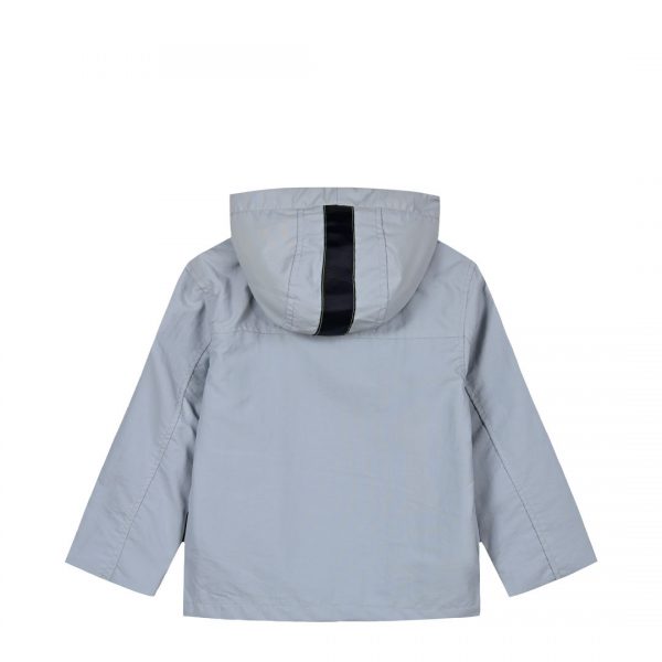 Boy's light, waterproof jacket with hood