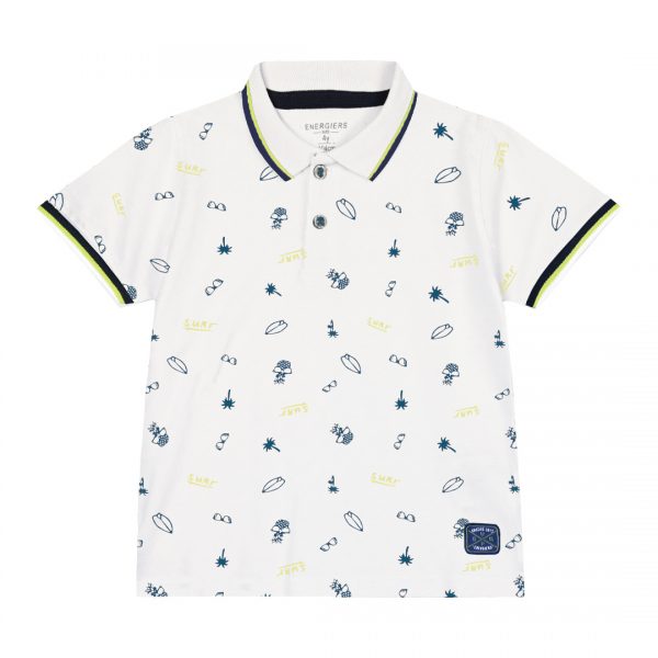 Boy΄s shortsleeve dotted polo shirt