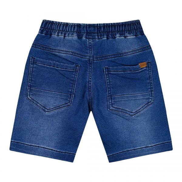 Boy΄s jean bermuda with elastic waistband