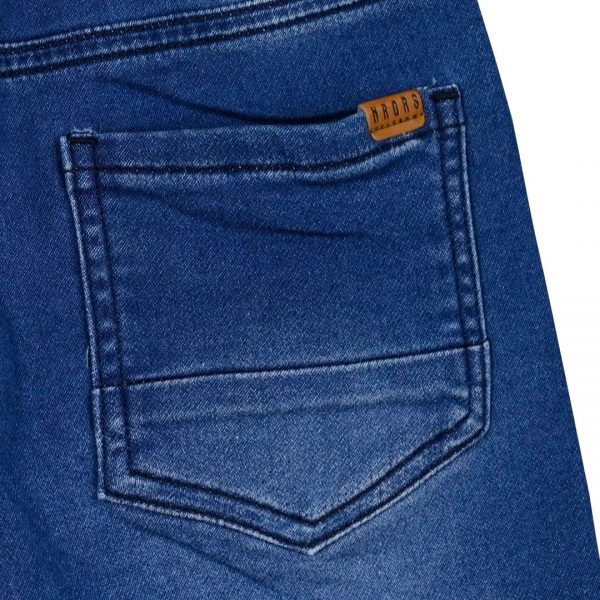 Boy΄s jean bermuda with elastic waistband