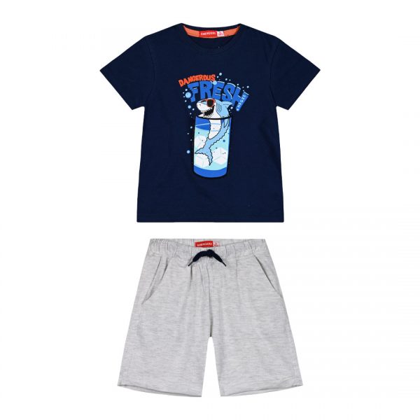 Boy΄s jersey set with print