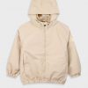 Light jacket with hood for boys