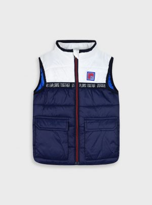 Sleeveless vest jacket for boys