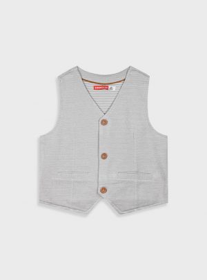 Jacquard vest for boys