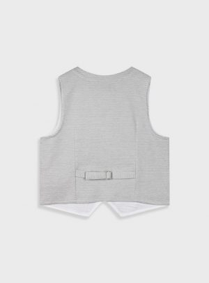 Jacquard vest for boys