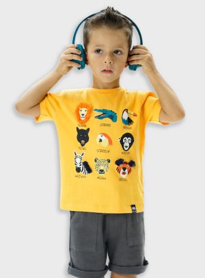 Set with print for boys