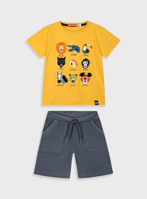 Set with print for boys