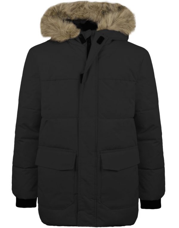 Long jacket with fleece lining for Boys