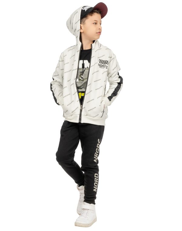 Fleece tracksuit with jacket