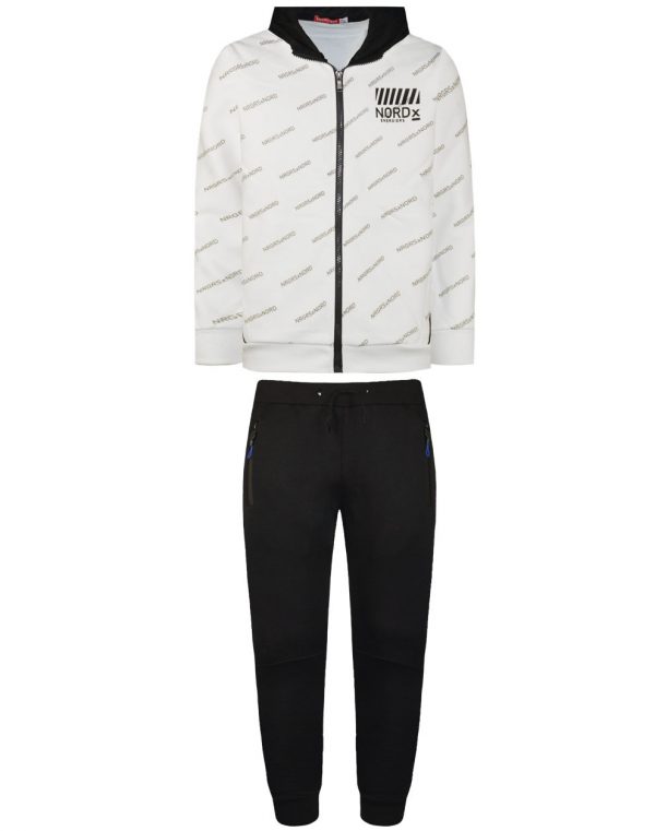 Fleece tracksuit with jacket