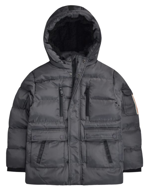 Boy΄s quilted coat with love