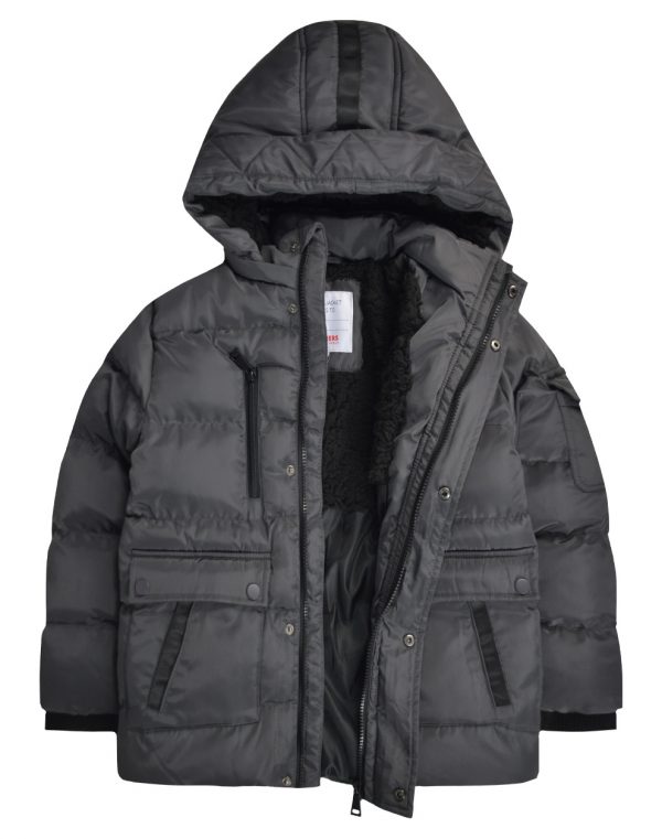 Boy΄s quilted coat with love